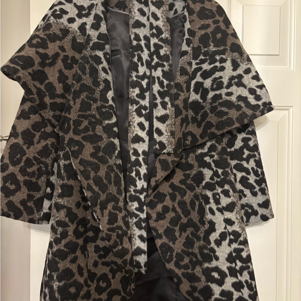T Tahari Animal Print Outerwear